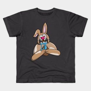 Scary Easter Bunny Horror Cartoon Kids T-Shirt